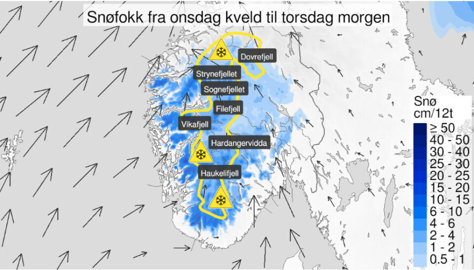 Dei utsette fjellområda.