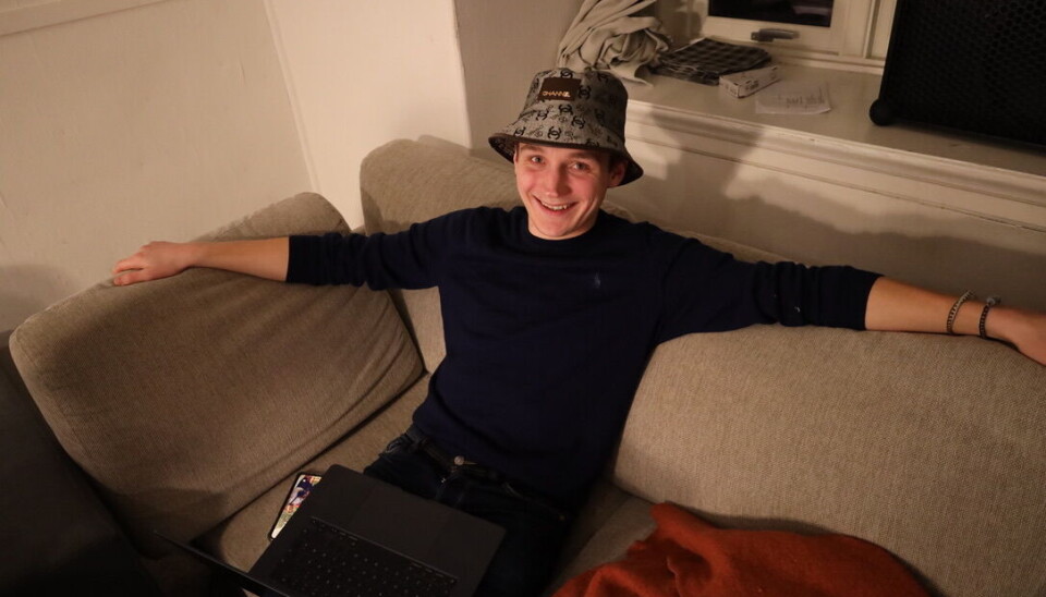 Bendik Nøstenes synes det er digg med mat på døren.