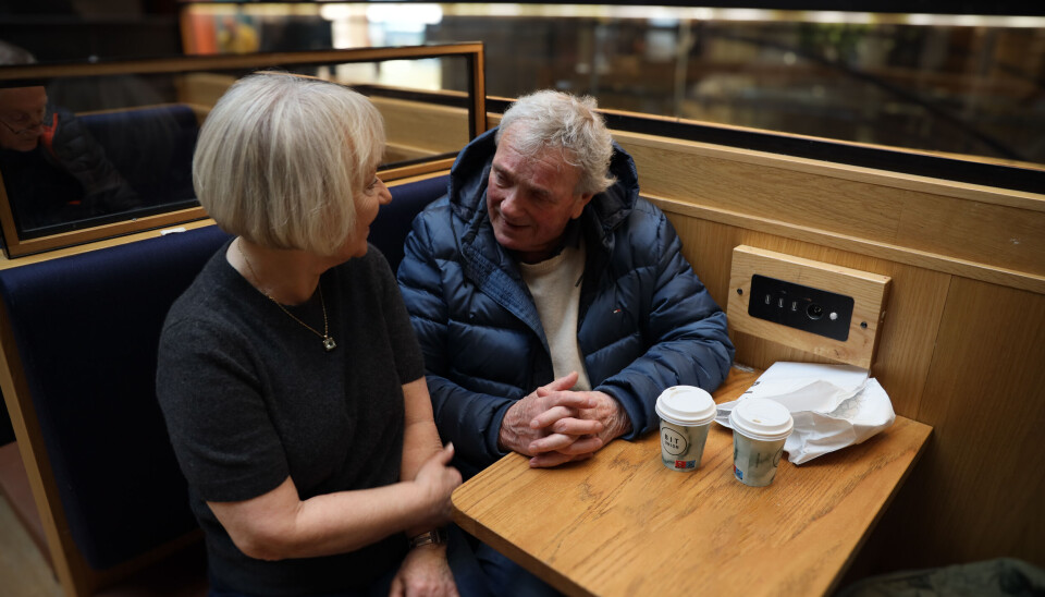 Johanne og Terje er glade for at den kvelden på kafé Viking brakte de sammen.