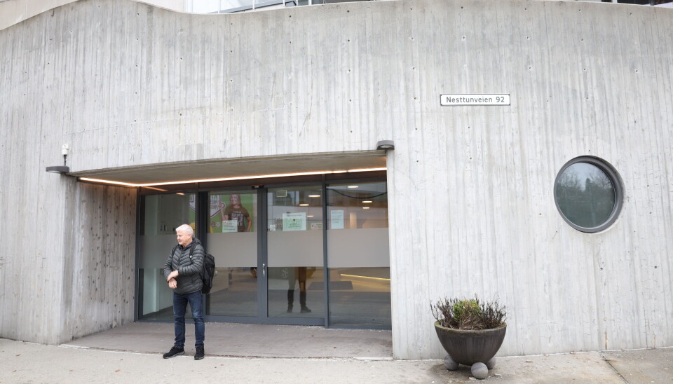 Odd Magne utenfor hjerterehabiliteringsklinikken på Nesttun.