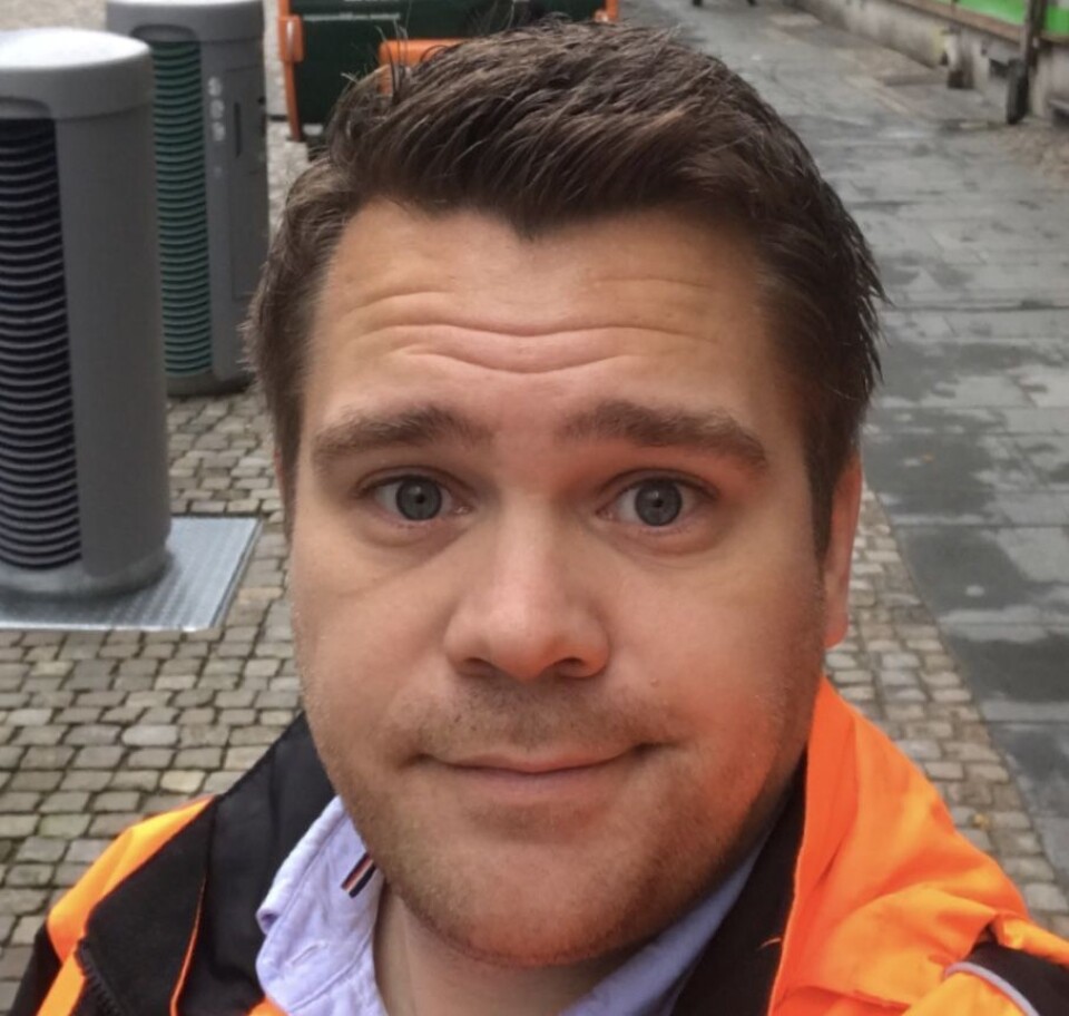 Lars Petter Jørgensen jobber med utbyggingen av bossnettet i Bergen