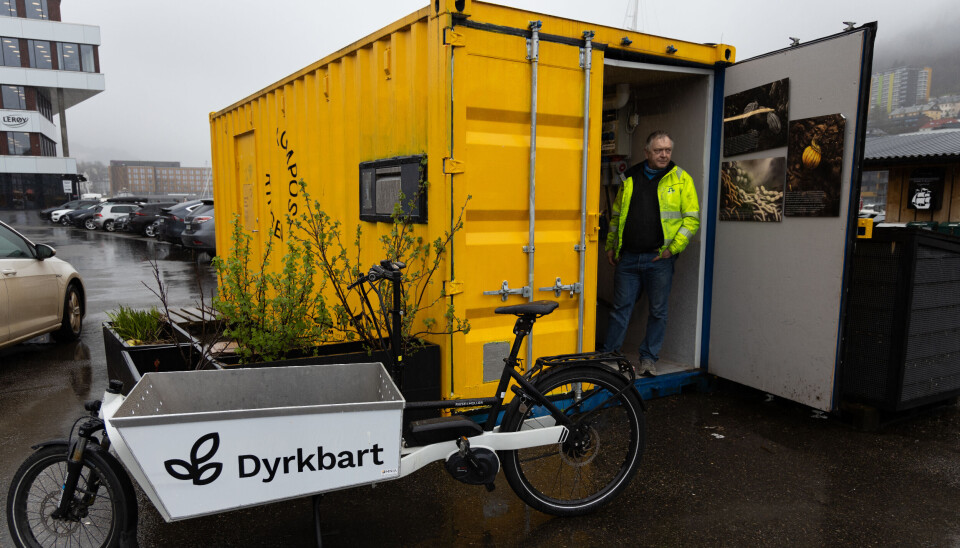 Her på Marineholmen kan matavfallet ditt bli til næringsrik jord.