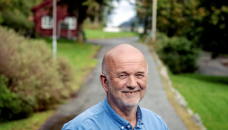 Nestleder i Palestinakomiteen i Bergen, Einar Ingebrigtsen. Foto: Helge Skodvin.