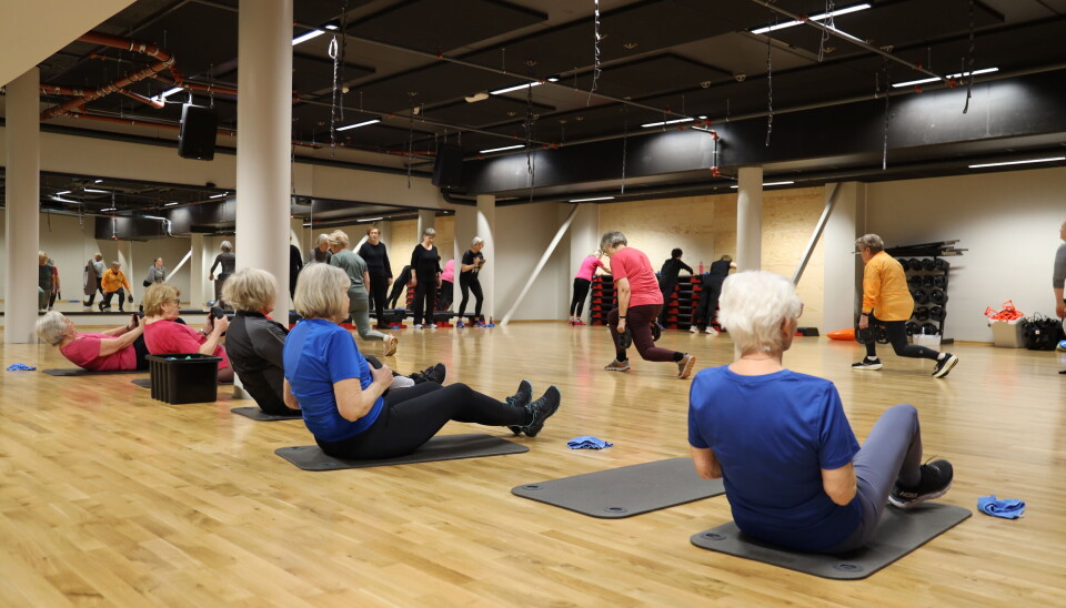 SENIORTRENING PÅ SAMMEN: fysisk aktivitet og sosial arena.