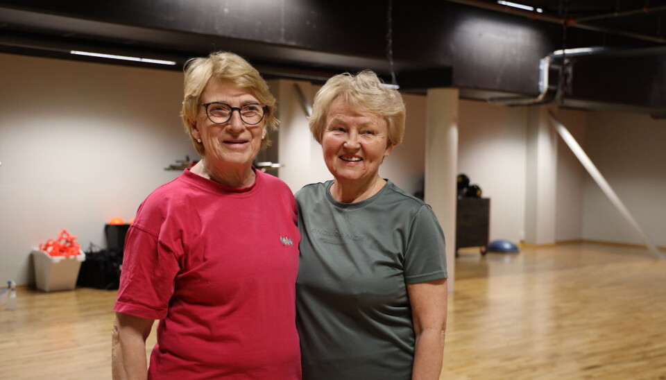 Anne Øverlie og Sissel Tollefsen: deltakere på seniortimene hos Sammen.