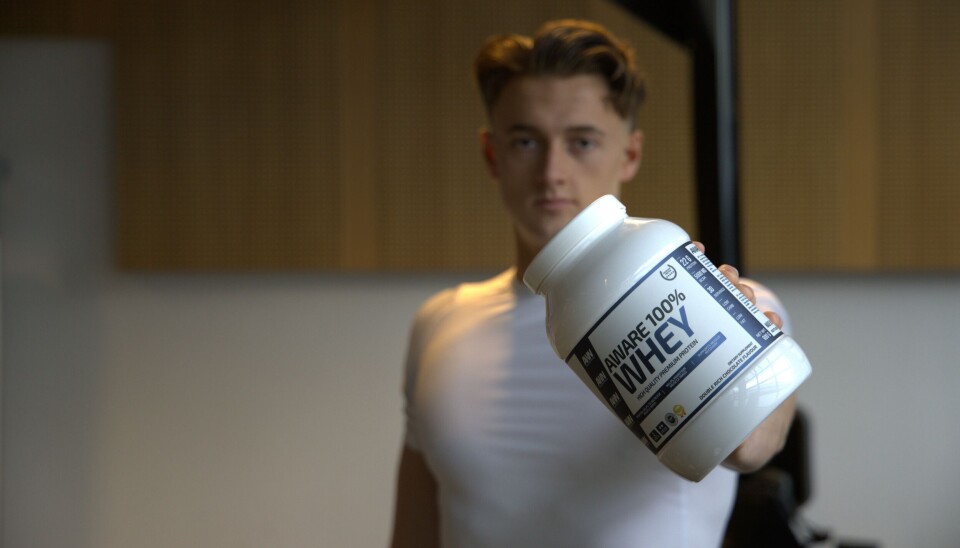 – MÅLET er få i seg 1,5-2 gram protein per kilo kroppsvekt hver dag, forteller Even Havnen (21).