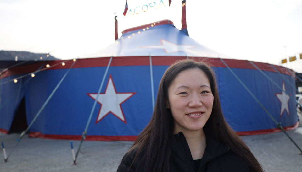 Helene Breivik hos Cirkus Agora.