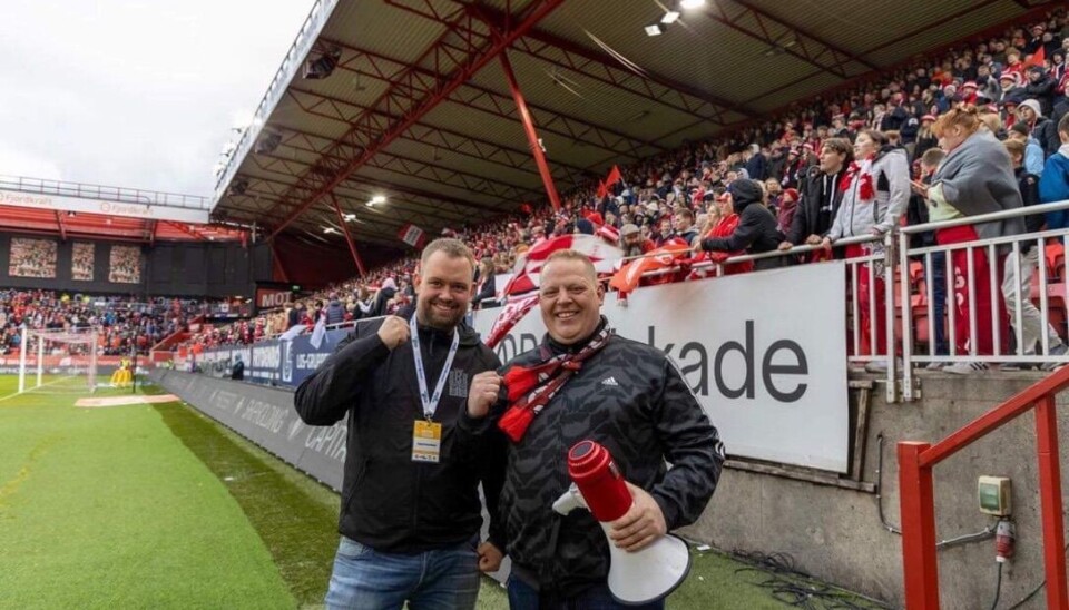 Stein har lagt inn stor insats for det organiserte tribunelivet.