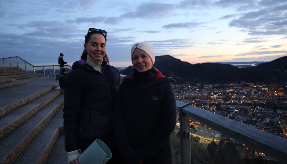Deltakere på Bergen Fjell Yoga.