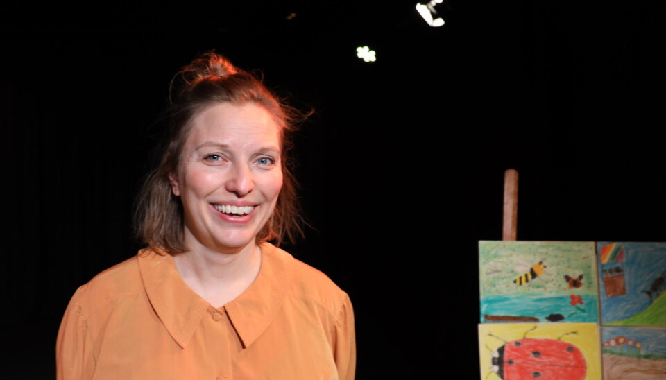 FOR BARNAS BESTE: Skuespiller Hilde Trætteberg Serkland har nettopp holdt en forestilling foran over 70 barnehagebarn. Hun mener Barnas kulturhus er uerstattelig.