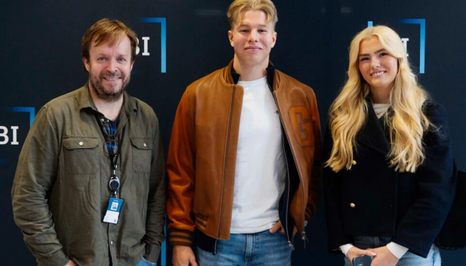 Fra venstre: Kim Syvaldsen, Markus Rooth og Kajsa Rooth