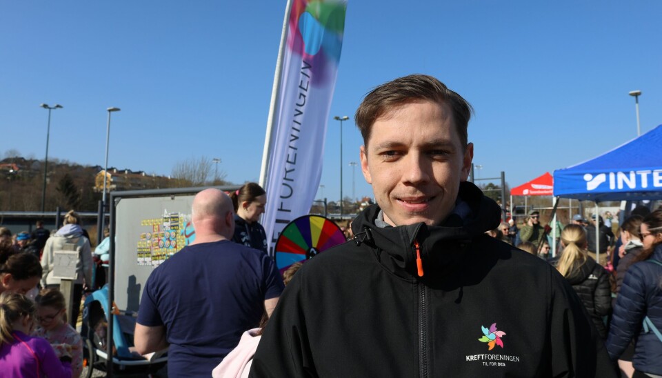 Mathias Urhaug fra Kreftforeningen påpeker viktigheten av frivillighet.