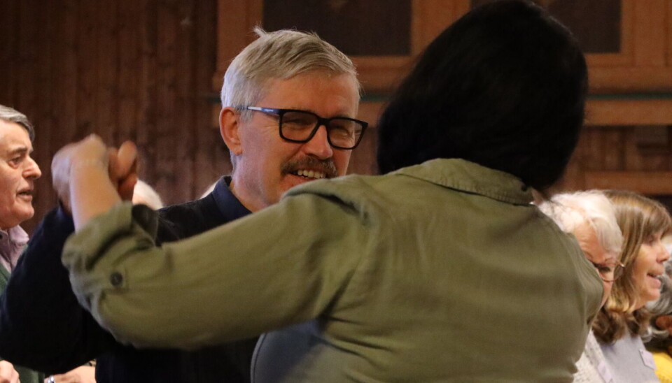 I FULL SVING: Det er både sang og dans hos Kor é Koret.