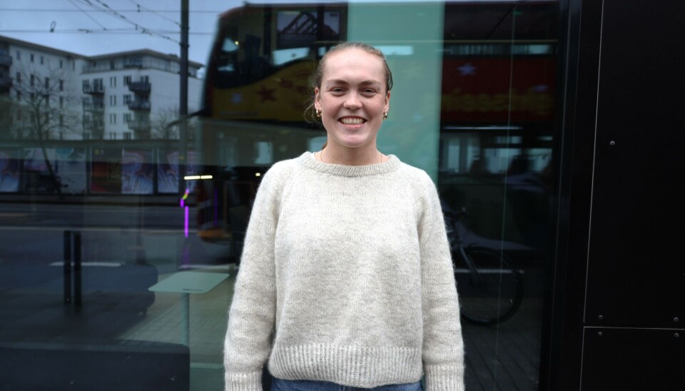 Milla Lunden Lukassen (21) digger trening.