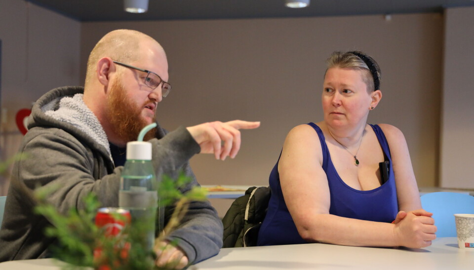 På ADHD-Kafèen var temaet ADHD og søvn på agendaen. (Camilla Mjelde Torgersen til høgre)