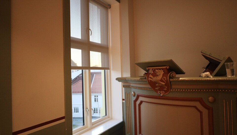 Lokalet der møtet foregikk.