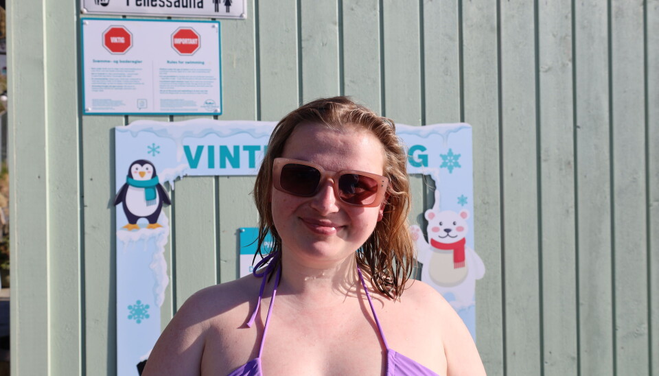 Publikummer Camilla var fornøyd med bokbadet.