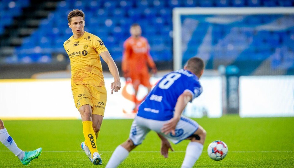 EN AV FLERE TIDLIGERE KLUBBER: Bodø/Glimt er en av Sigurd Kvile (25) sine tidligere arbeidsgivere.