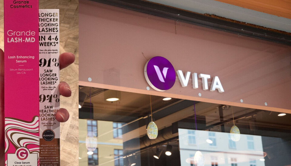 Vippeserumet frå Grande Cosmetics hadde feil ingrediensliste på Vita sin nettbutikk.