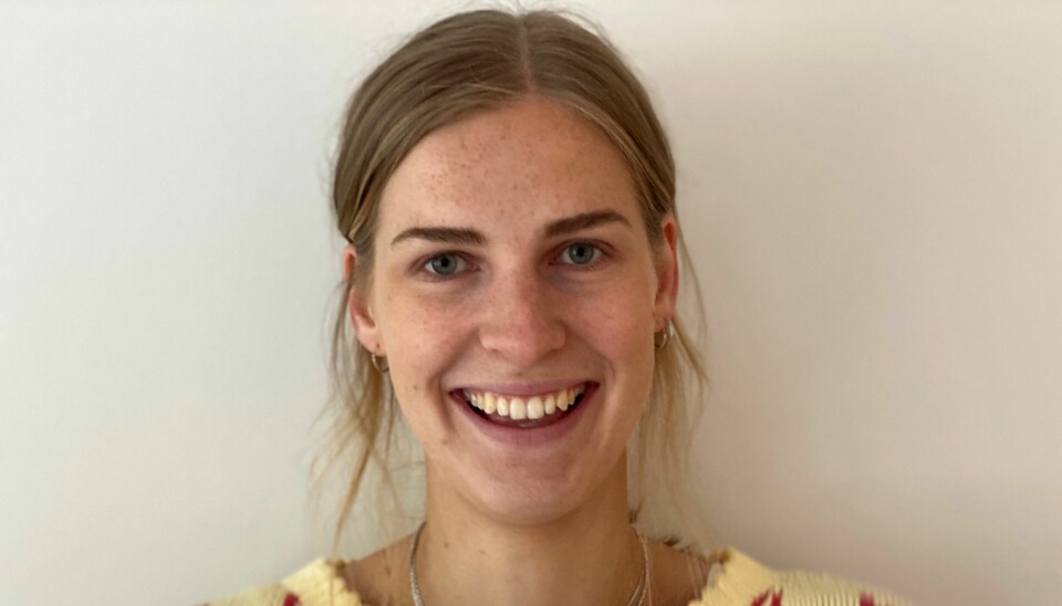 FOLKELIV: Maria Skarvatun synes det er fint å se yrende folkeliv i Bergens parker.