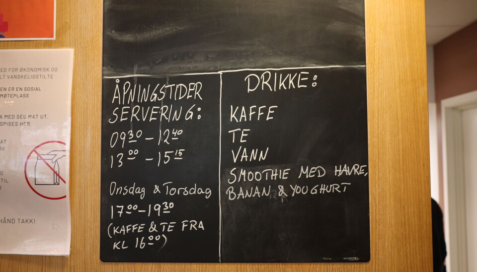 Stiftelsen tilbyr gratis måltider alle ukedager.