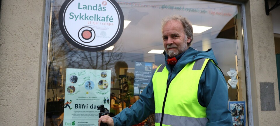 Landås sykkelkafé satsar grønt:–Flaut å kjøpe nytt på Landås