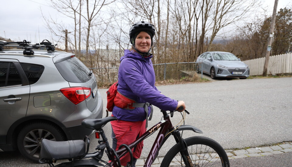 Ingeborg kjem gjerne tilbake til kaféen neste gong sykkelen må fiksast.