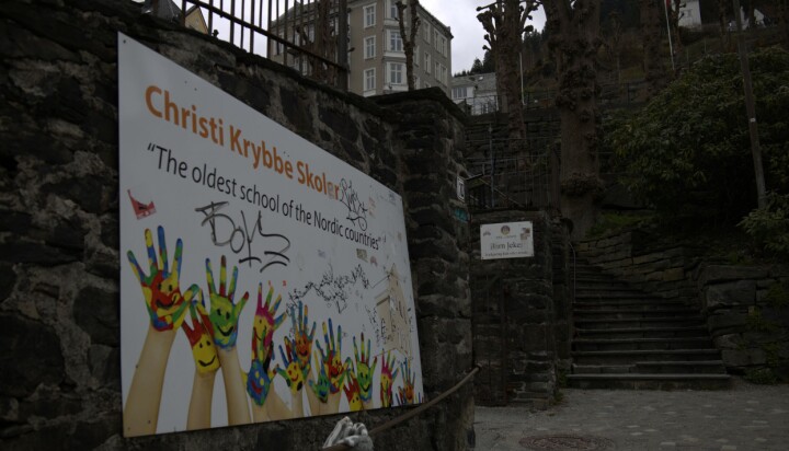 Til tross for at Christi Krybbe Skoler er Nordens eldste skole, er teknologien i full bruk.