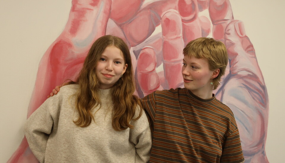 GODE VENNER: Live Rolland Moe (14) og kursleder Iris Kleiven har blitt godt kjent de siste ukene.