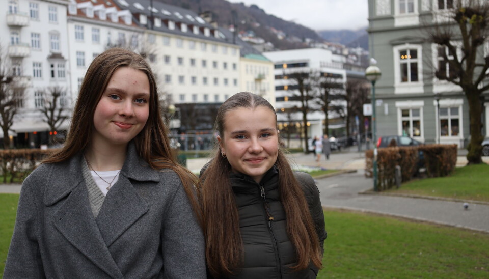 SKAL HOLDE TALE: 3. mai skal Sigrid Lothe Andsnes og Ylva Magnussen holde tale på vegne av alle konfirmantene i Grieghallen.