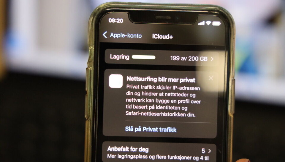 iCloud er et eksempel på en amerikansk skytjeneste.